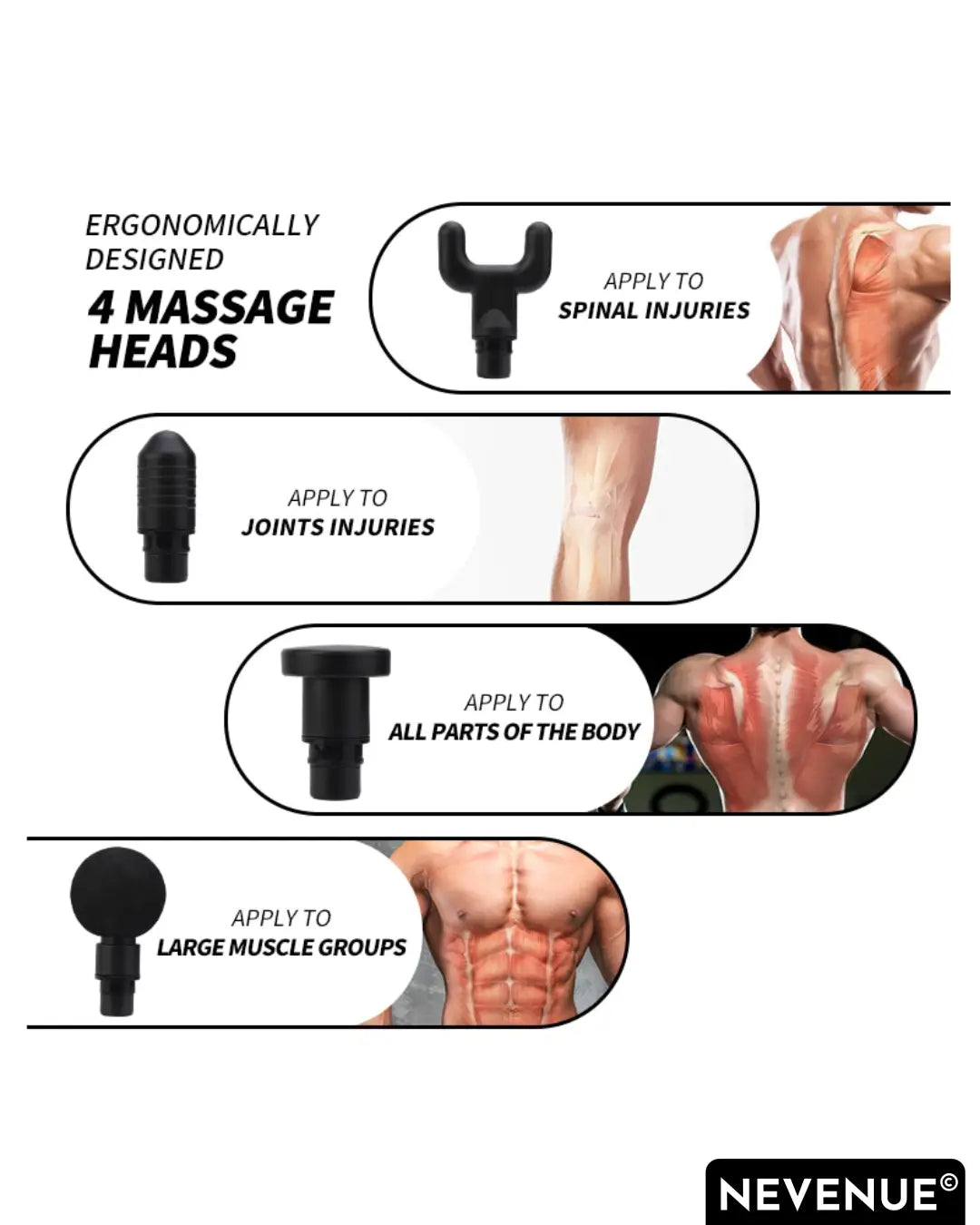NEVENUE® - Portable Massage Gun™
