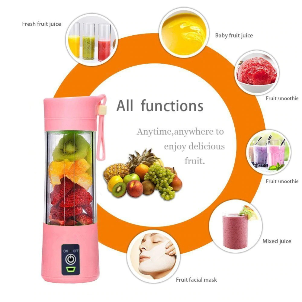 USB Rechargeable Portable Juicer - Nevenue India