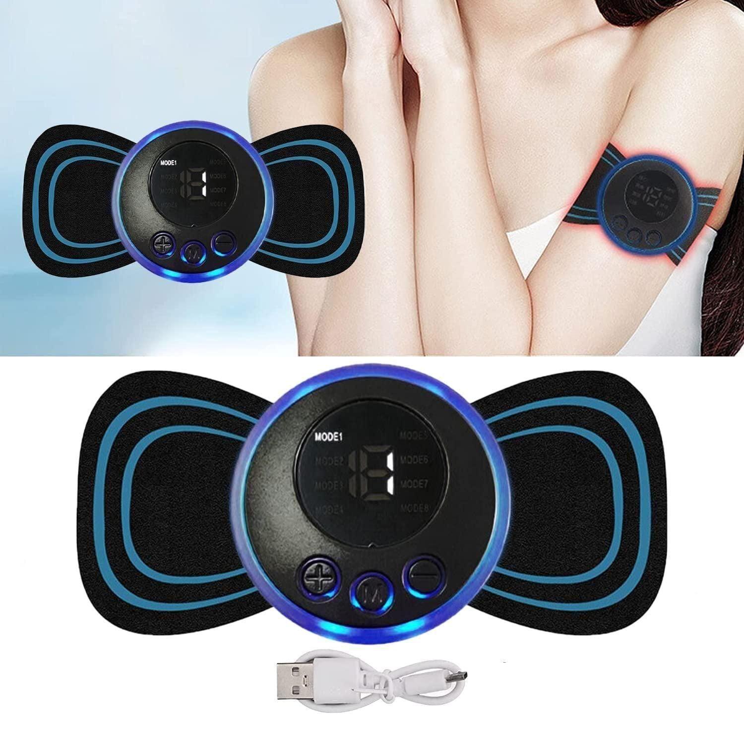 Mini Massager with 8 Modes and 19 Strength Levels,Rechargeable Electric Massager for Shoulder,Arms,Legs,Back Pain for Men and Women - Nevenue India