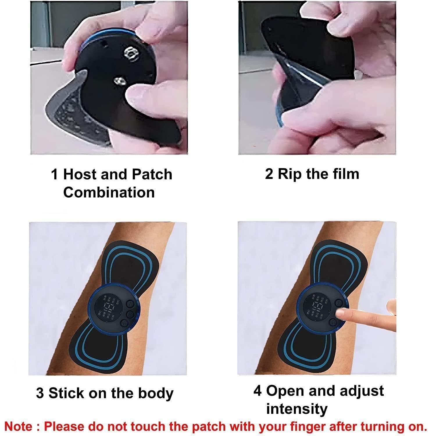 Mini Massager with 8 Modes and 19 Strength Levels,Rechargeable Electric Massager for Shoulder,Arms,Legs,Back Pain for Men and Women - Nevenue India