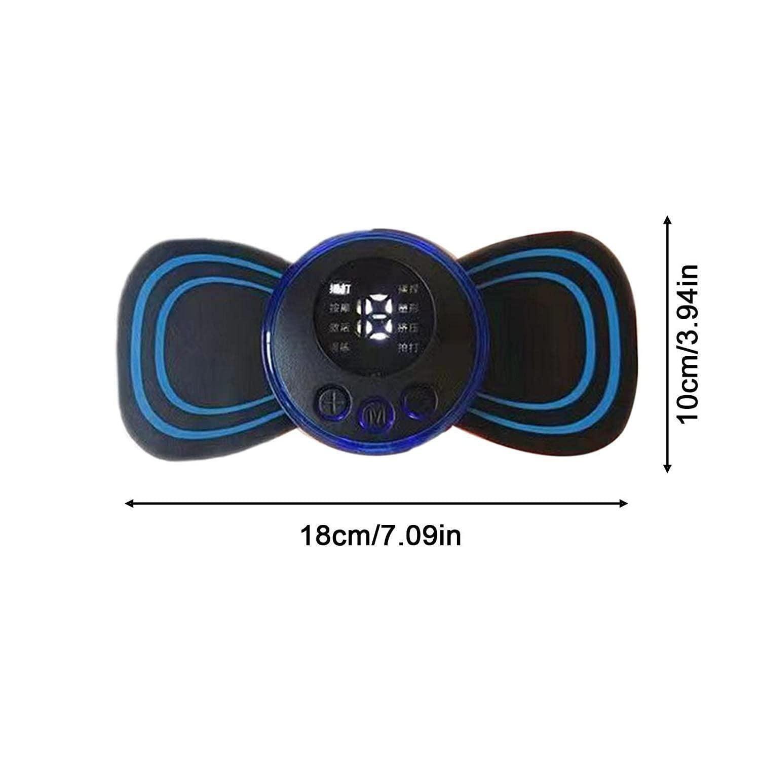 Mini Massager with 8 Modes and 19 Strength Levels,Rechargeable Electric Massager for Shoulder,Arms,Legs,Back Pain for Men and Women - Nevenue India